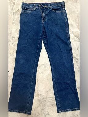 Dickies Men's Straight Jeans in Dark Blue